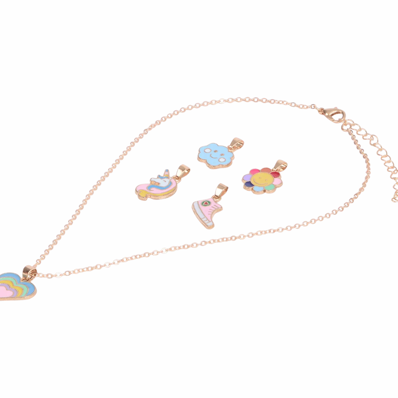 Kinderketting met verwisselbare hangers