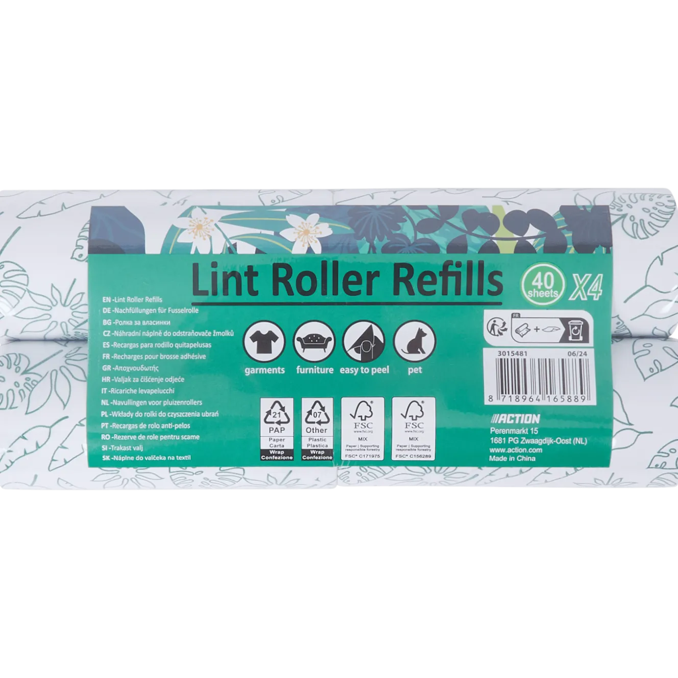 Kledingroller navullingen