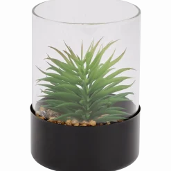 Kunstvetplant in glazenpot