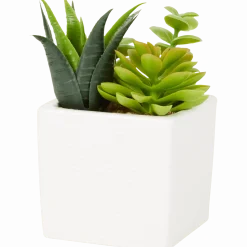 Kunst-vetplant in pot