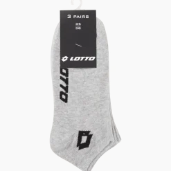 Lotto sneakersokken grijs