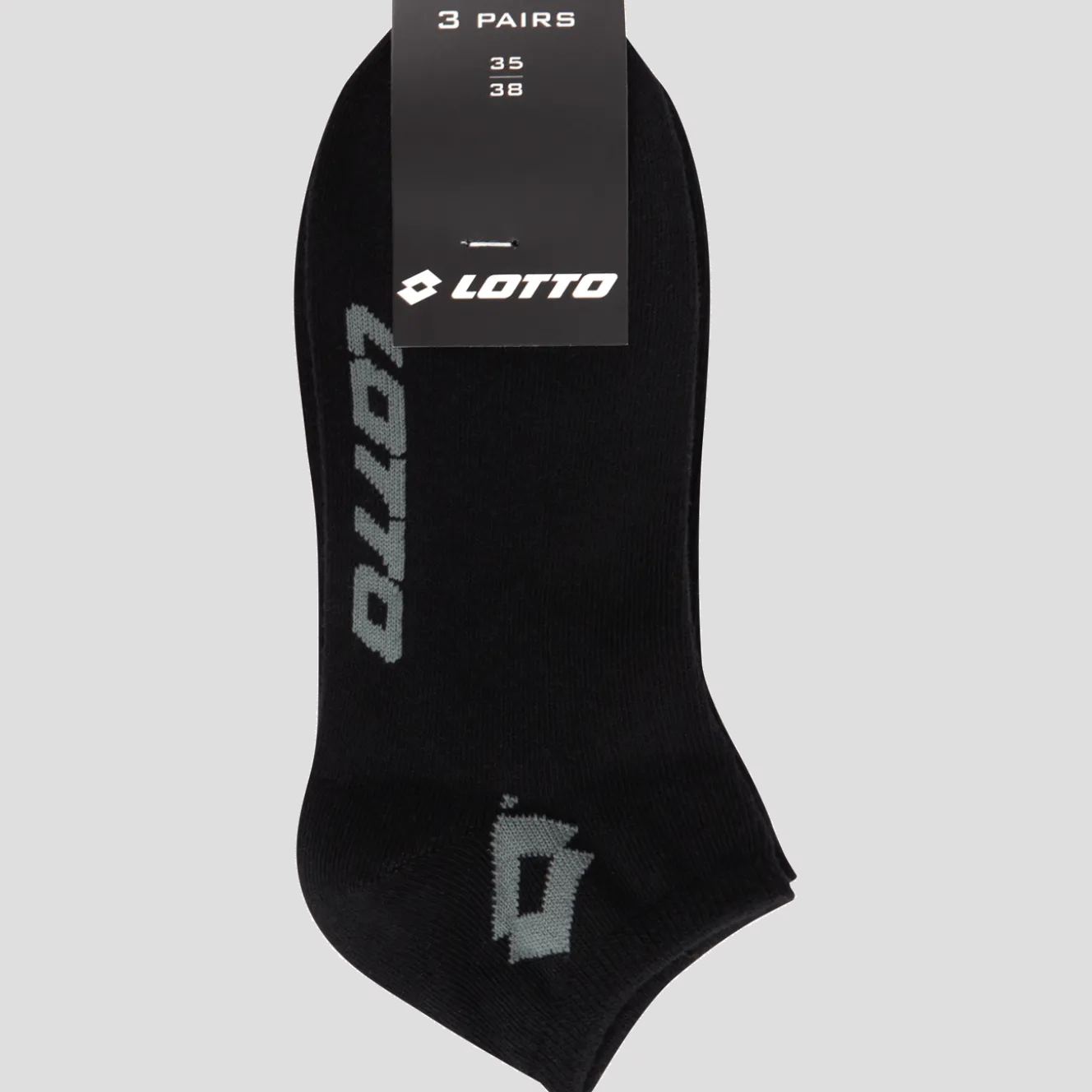 Lotto sneakersokken zwart