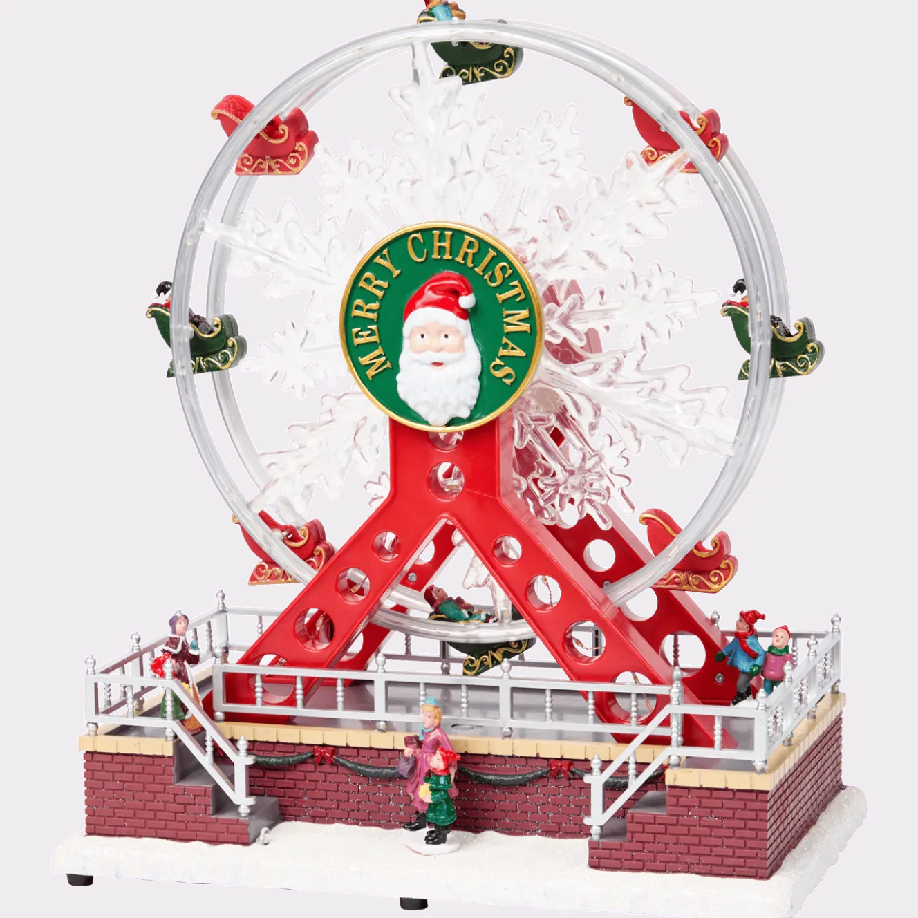 Magic Village kerstornament met muziek