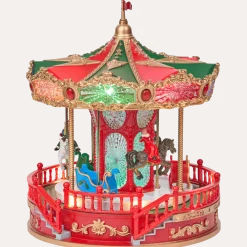 Magic Village kerstornament met muziek