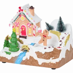 Magic Village kersttafereel met muziek