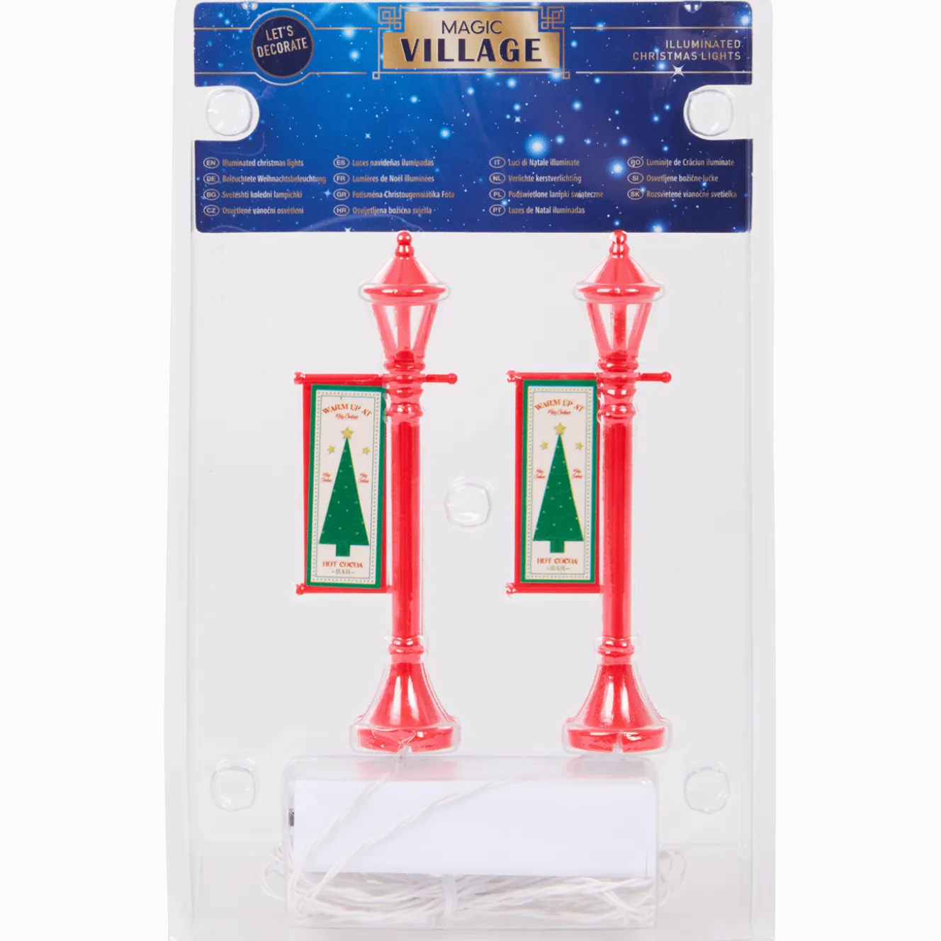 Magic Village miniatuur met licht
