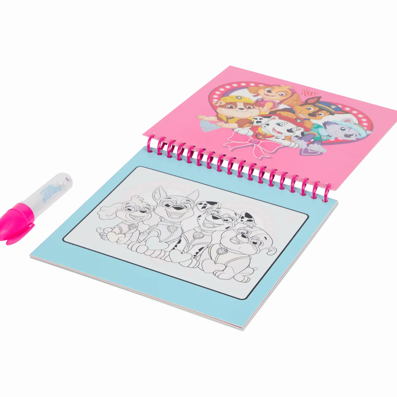 Magische kleurplaat met waterstift