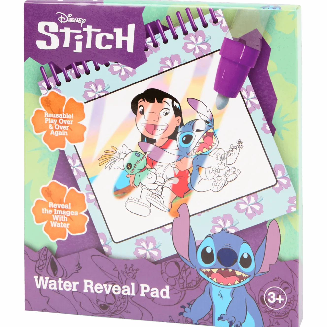 Magische kleurplaat met waterstift