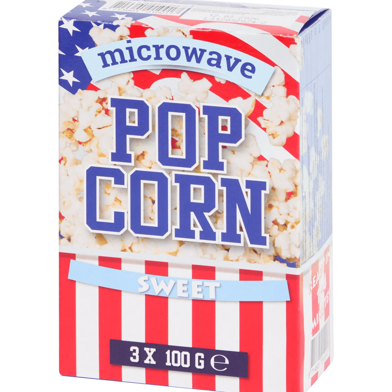 Magnetronpopcorn zoet