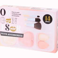 Make-up-organizer met accessoires