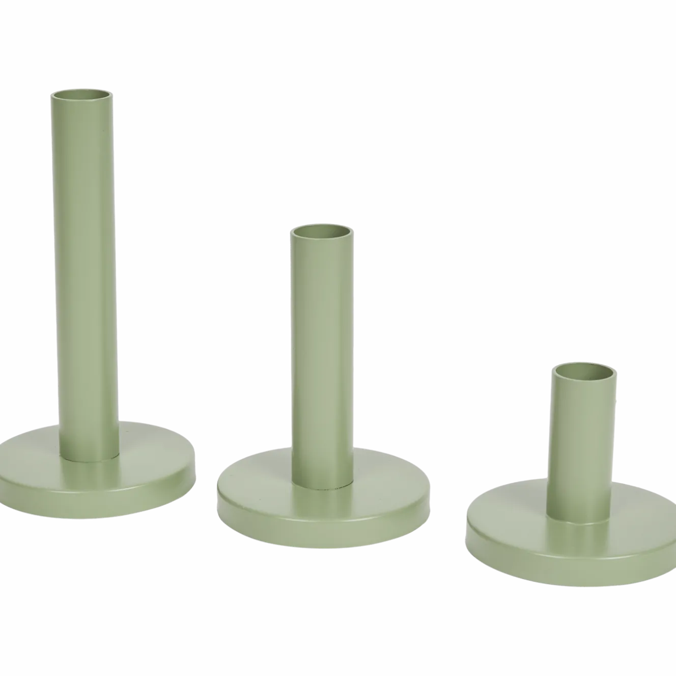 Metalen kandelaars