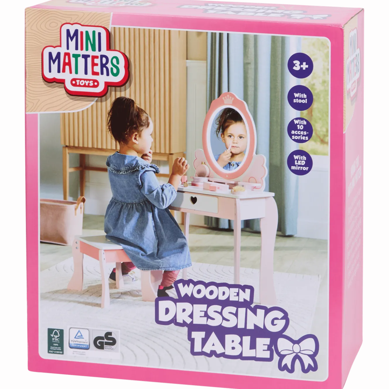 Mini Matters houten make-uptafel