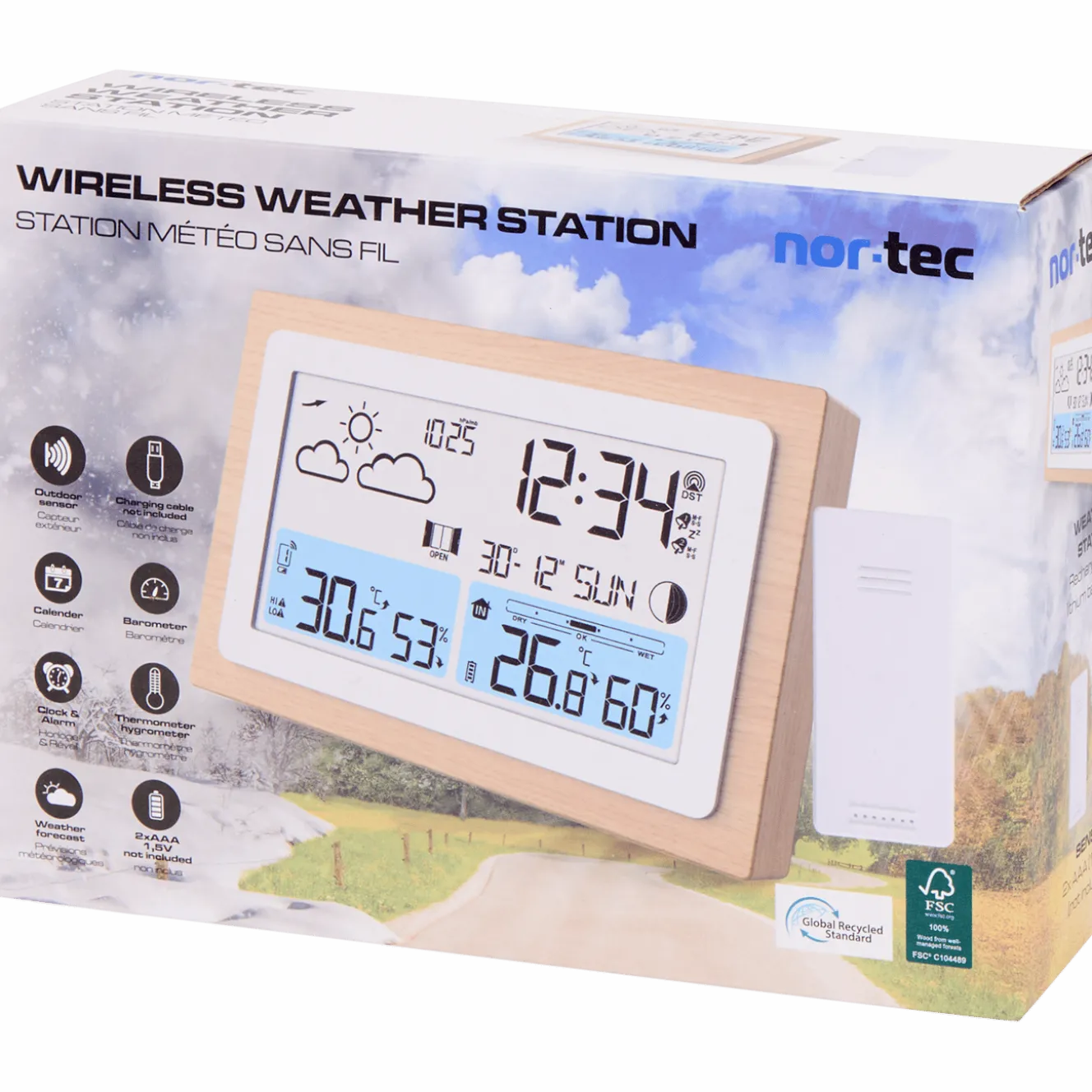 Nor-Tec draadloos weerstation