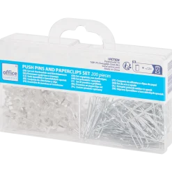 Office Essentials punaise- en paperclipset