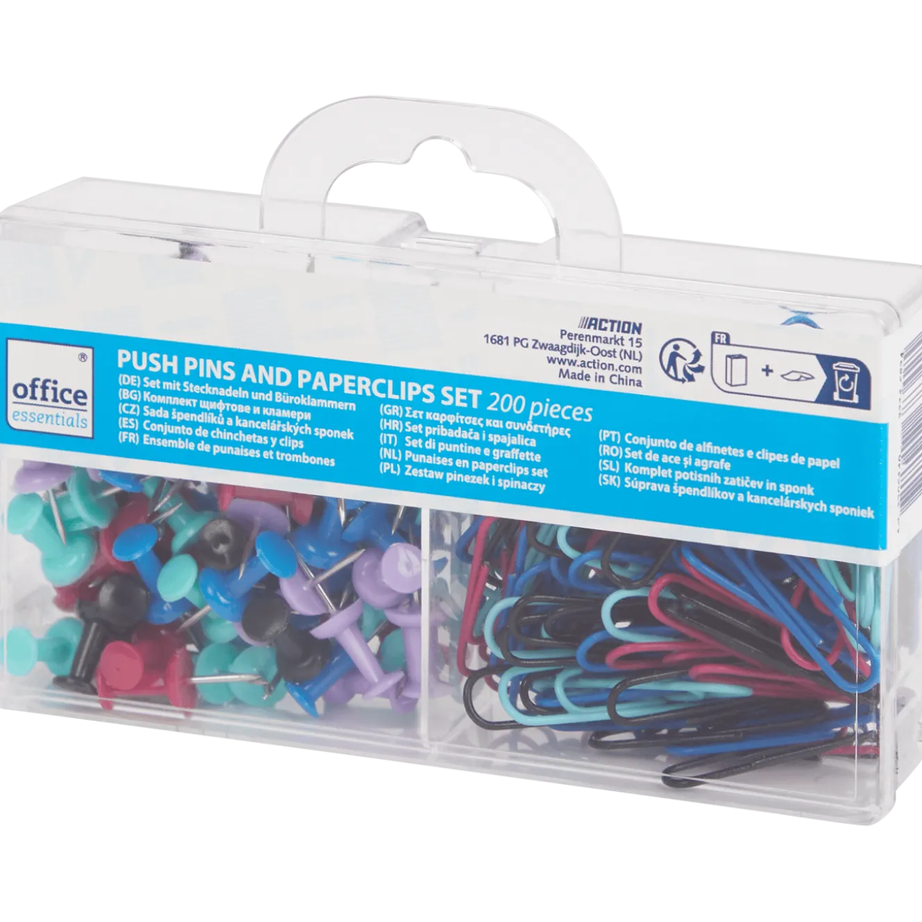 Office Essentials punaise- en paperclipset