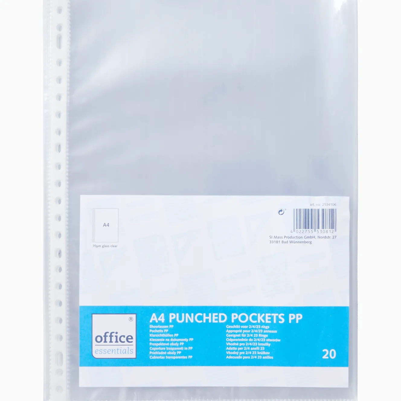 Office Essentials showtassen A4
