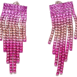 Oorbellen met glittersteentjes
