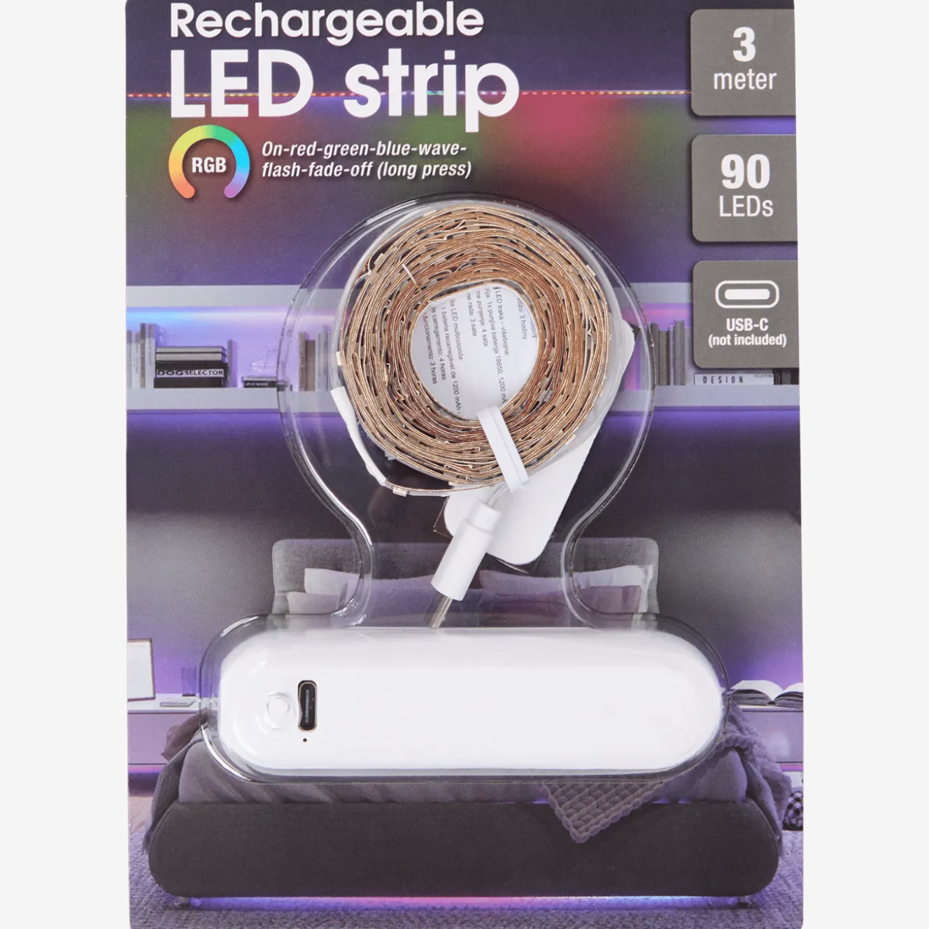 Oplaadbare ledstrip