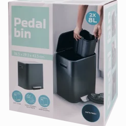 Pedaalemmer met dubbele bak