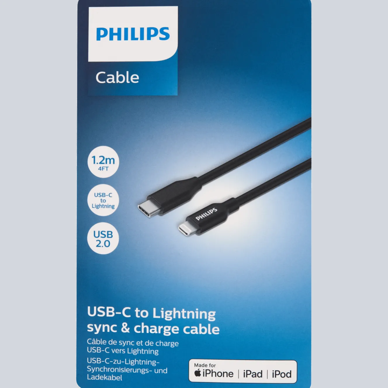Philips USB-C naar lightening kabel