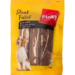 Pinky hondensnacks Steak Fillets
