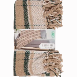 Plaid met franjes