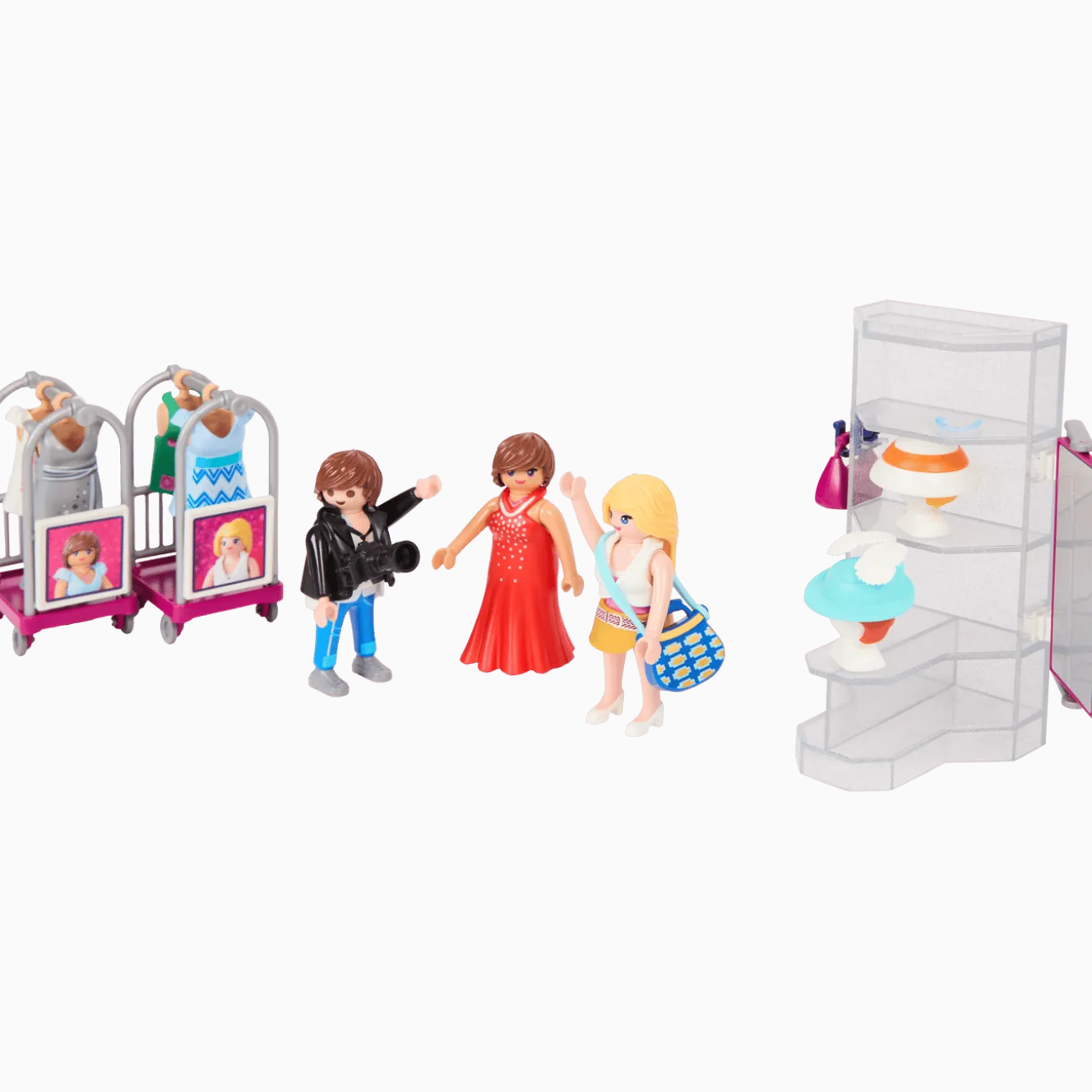 Playmobil City Life modeshow met fotograaf