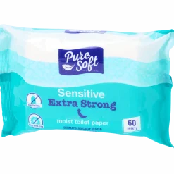 Pure Soft Sensitive vochtig toiletpapier bio-flush
