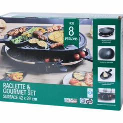 Raclette- en gourmetset