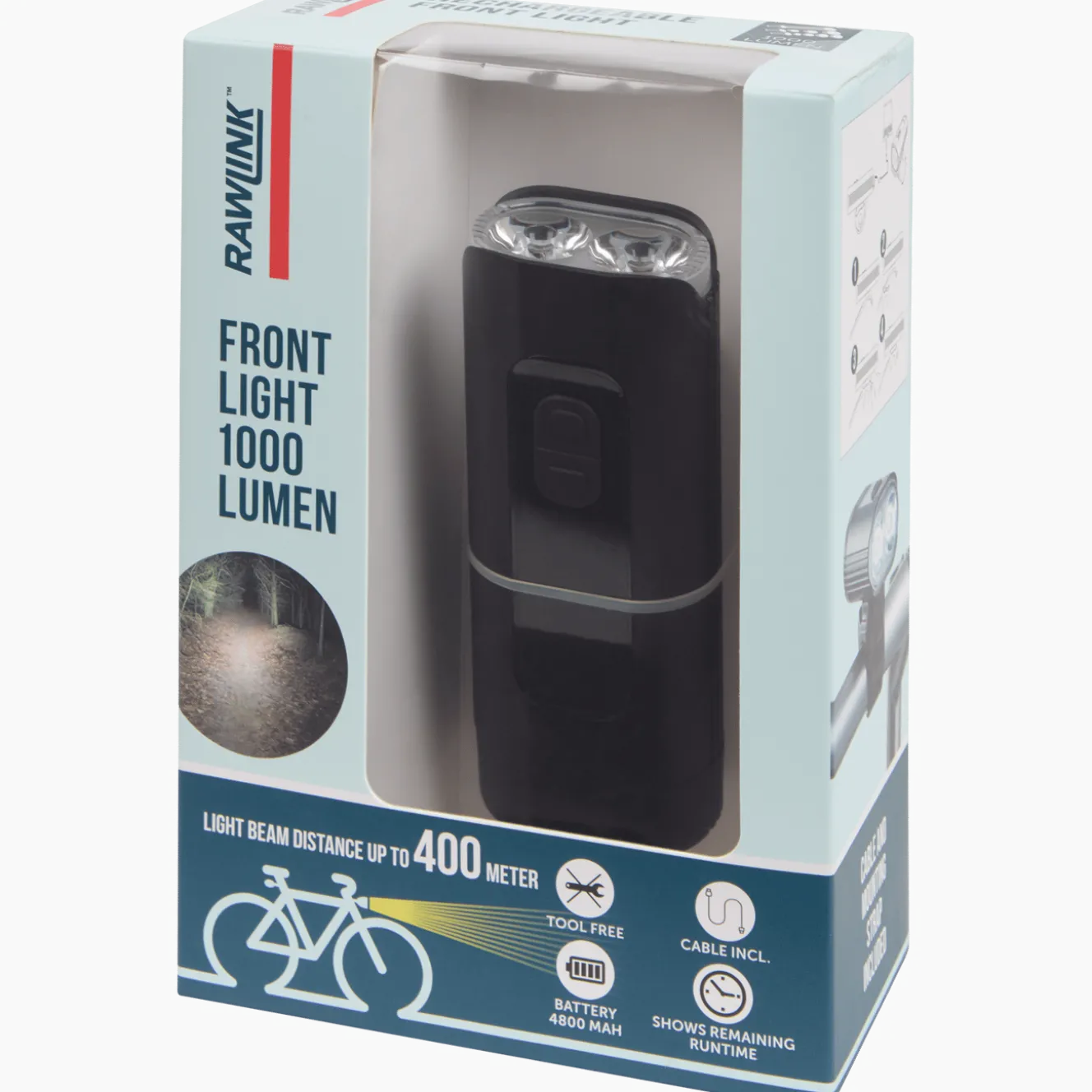Rawlink oplaadbare fietslamp