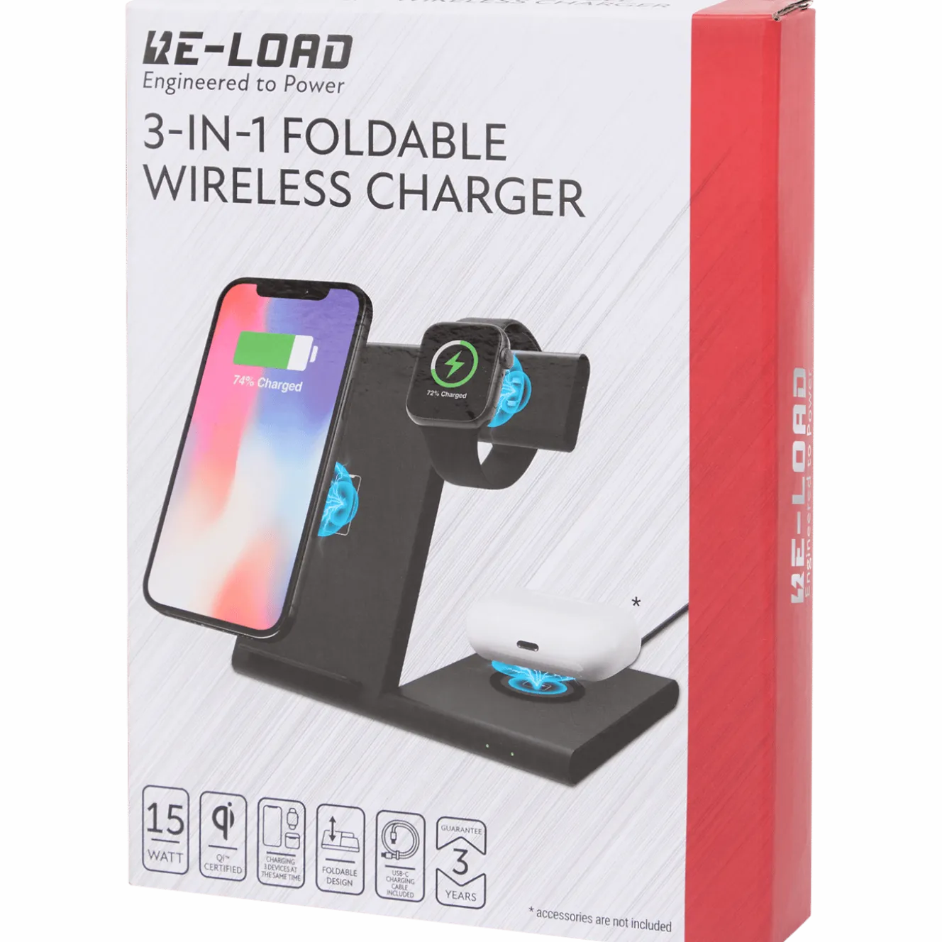 Re-load 3-in-1 draadloze oplader