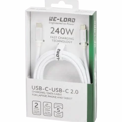 Re-load snelle laad- en datakabel USB-C naar USB-C 2.0