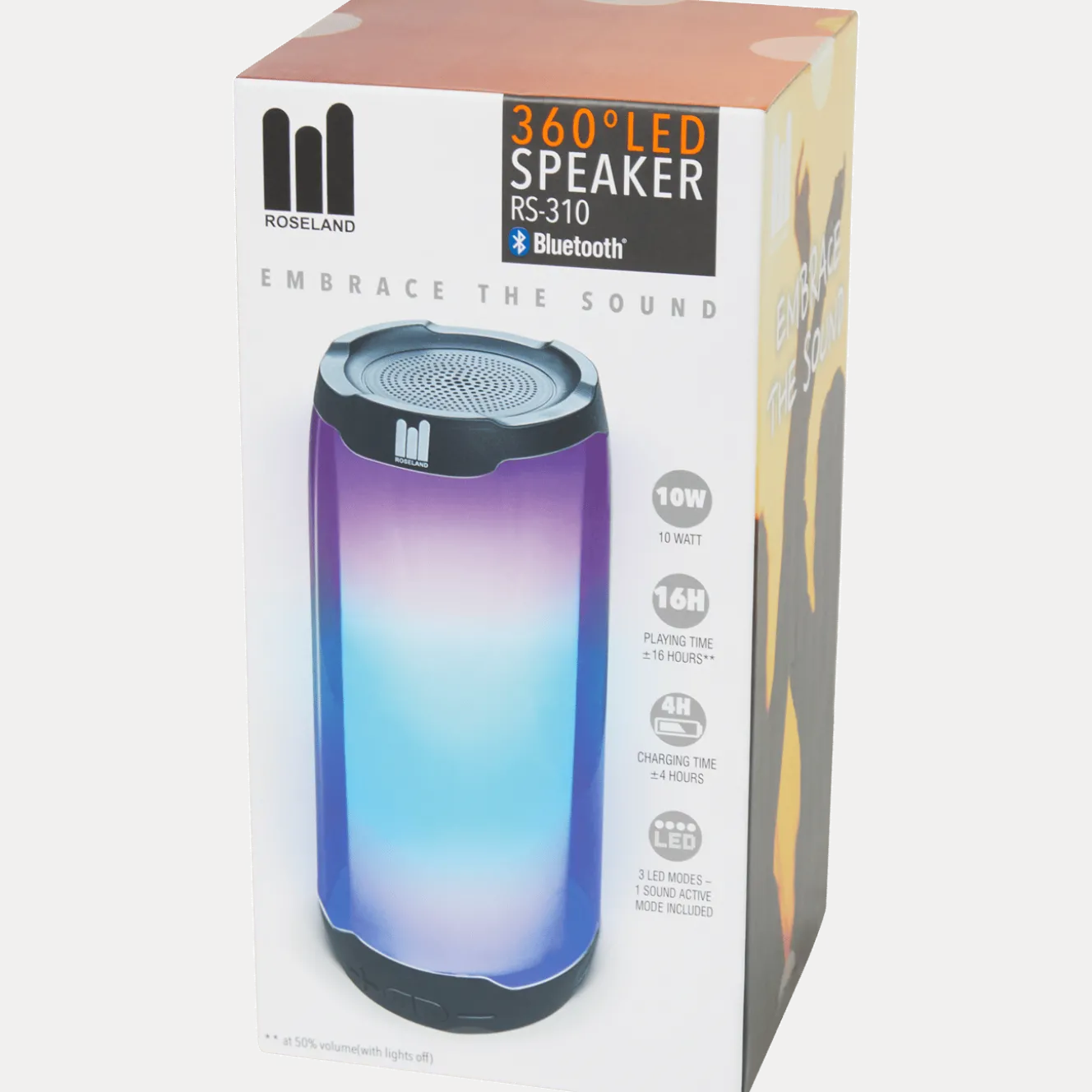 Roseland draadloze ledspeaker RS-310