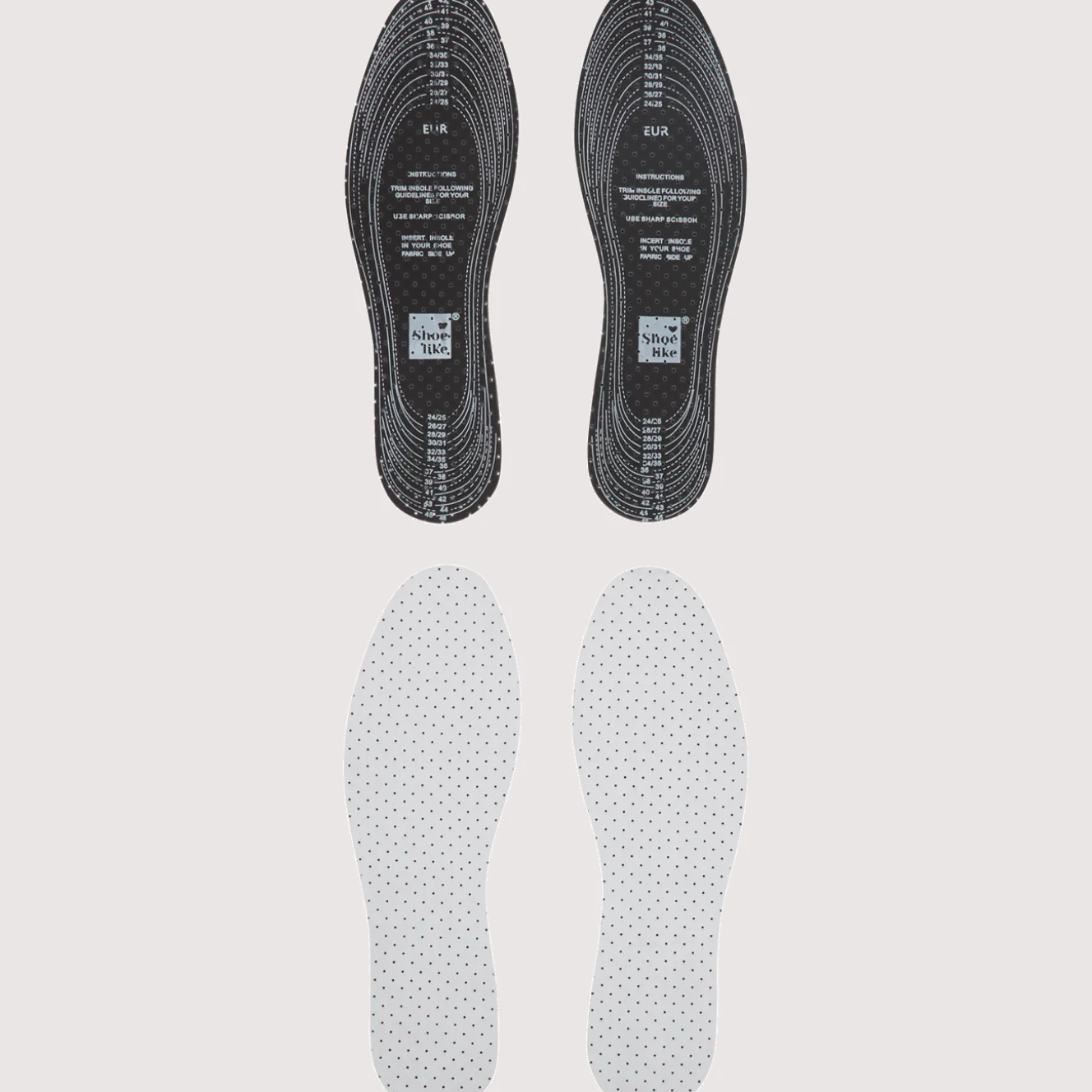 Shoe like anti-geur inlegzolen