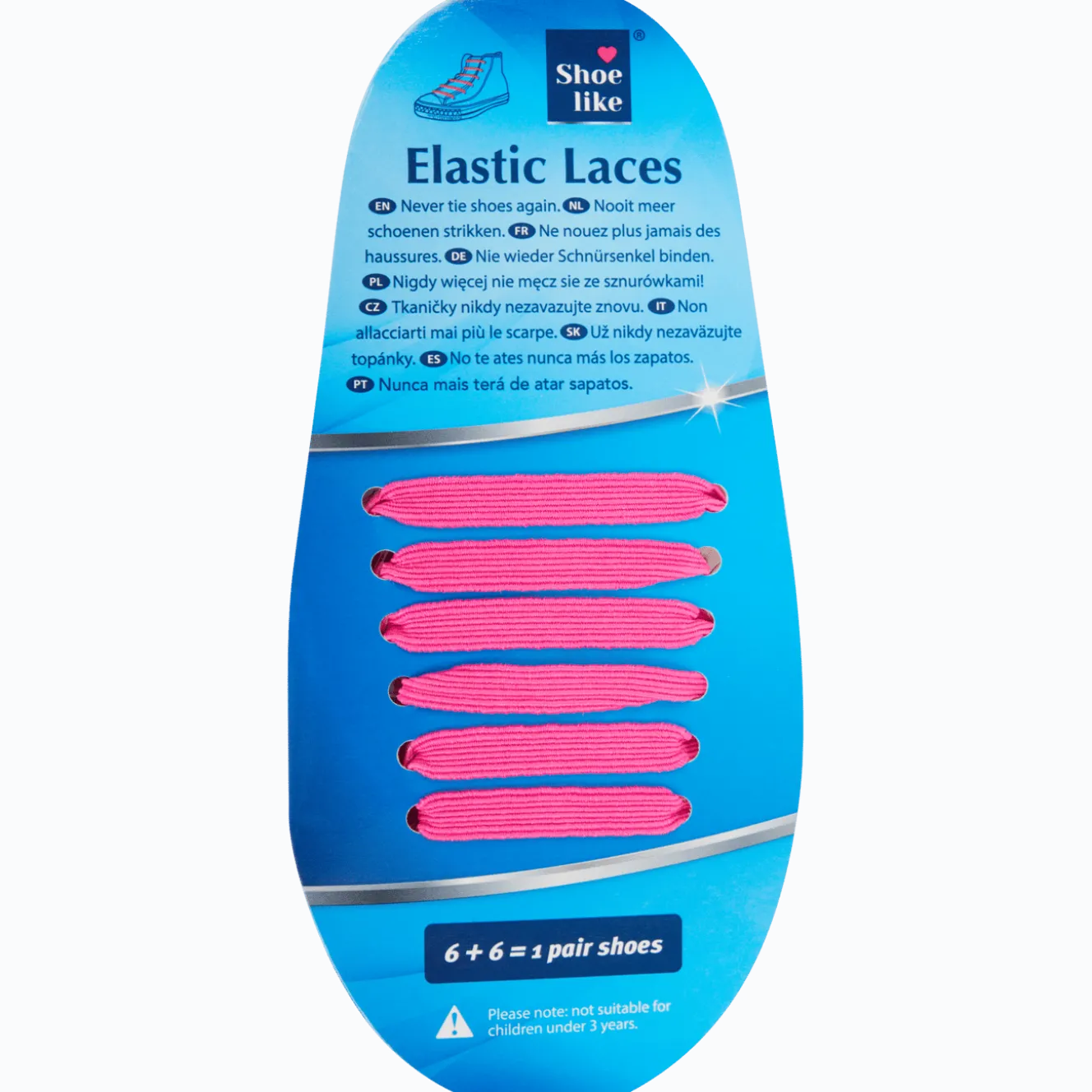 Shoe like elastische veters