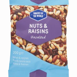 Snacks of the World noten en rozijnen