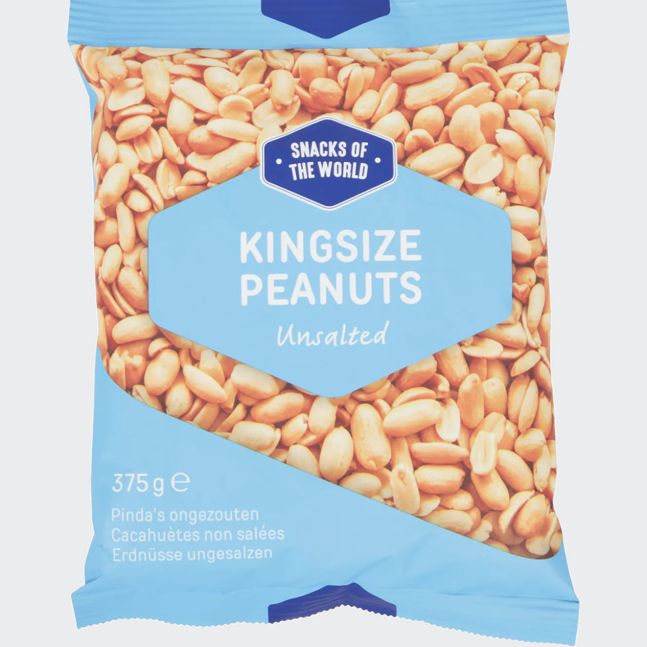 Snacks of the World ongezouten pinda's