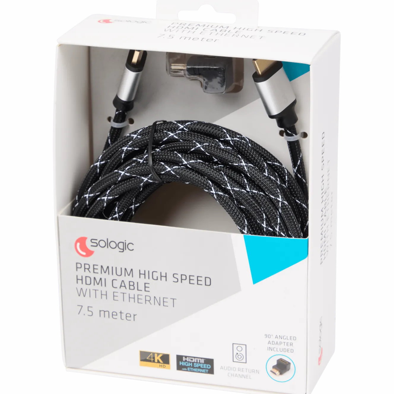 Sologic HDMI-kabel met adapter