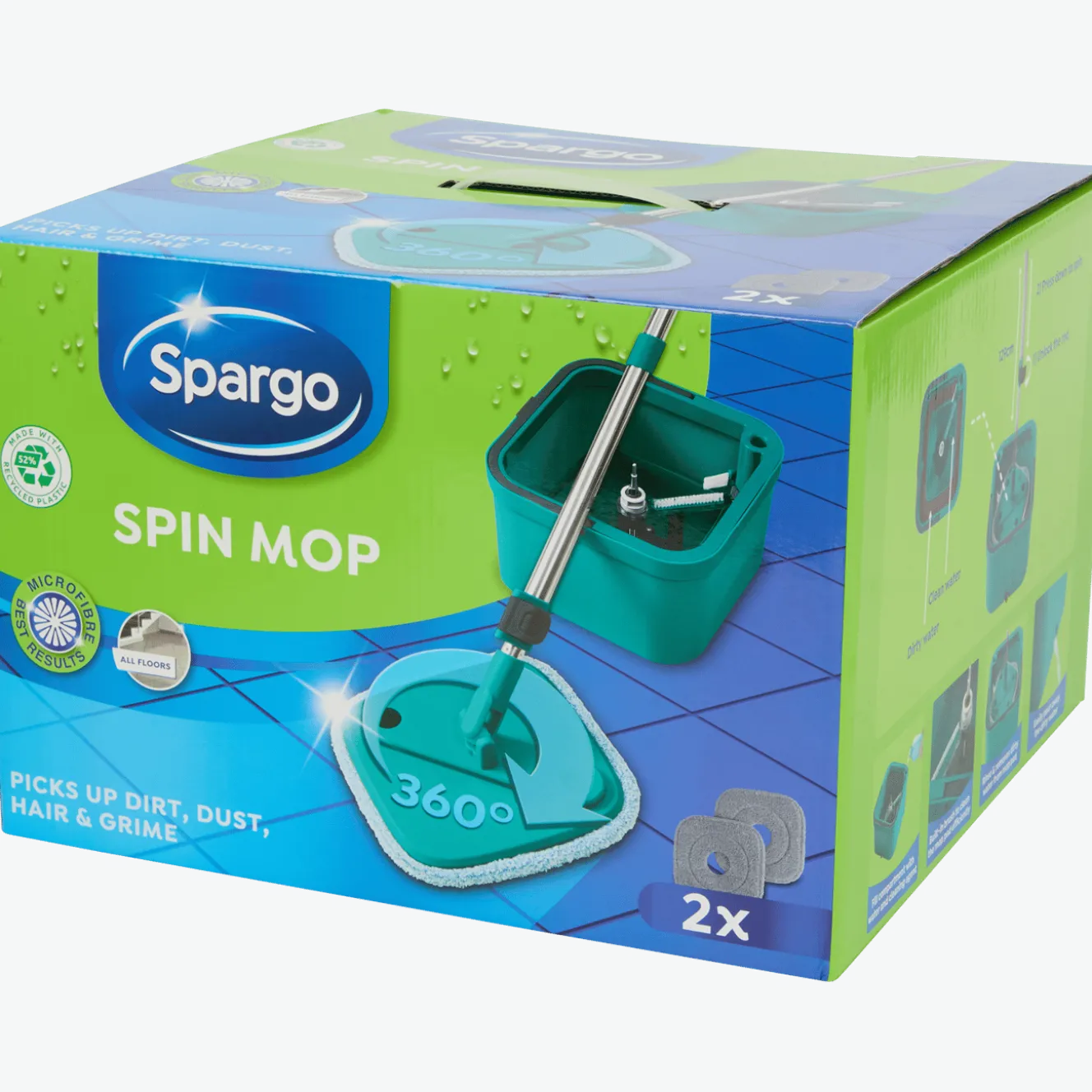 Spargo spinmop en emmer