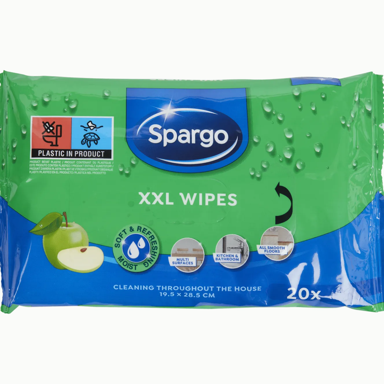Spargo vochtige schoonmaakdoekjes XXL