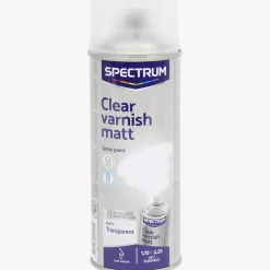 Spectrum blanke lak matte spuitverf transparant