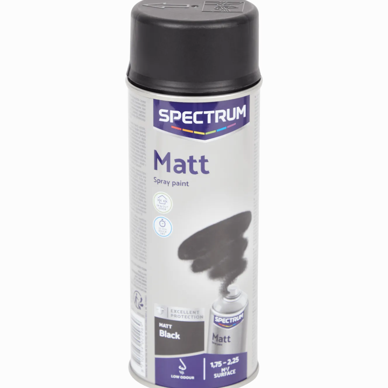 Spectrum matte spuitverf zwart