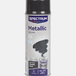 Spectrum metallic spuitverf zwart