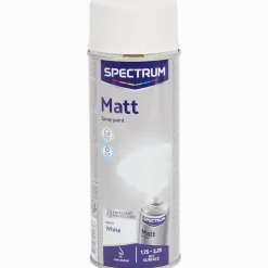 Spectrum spuitverf mat wit