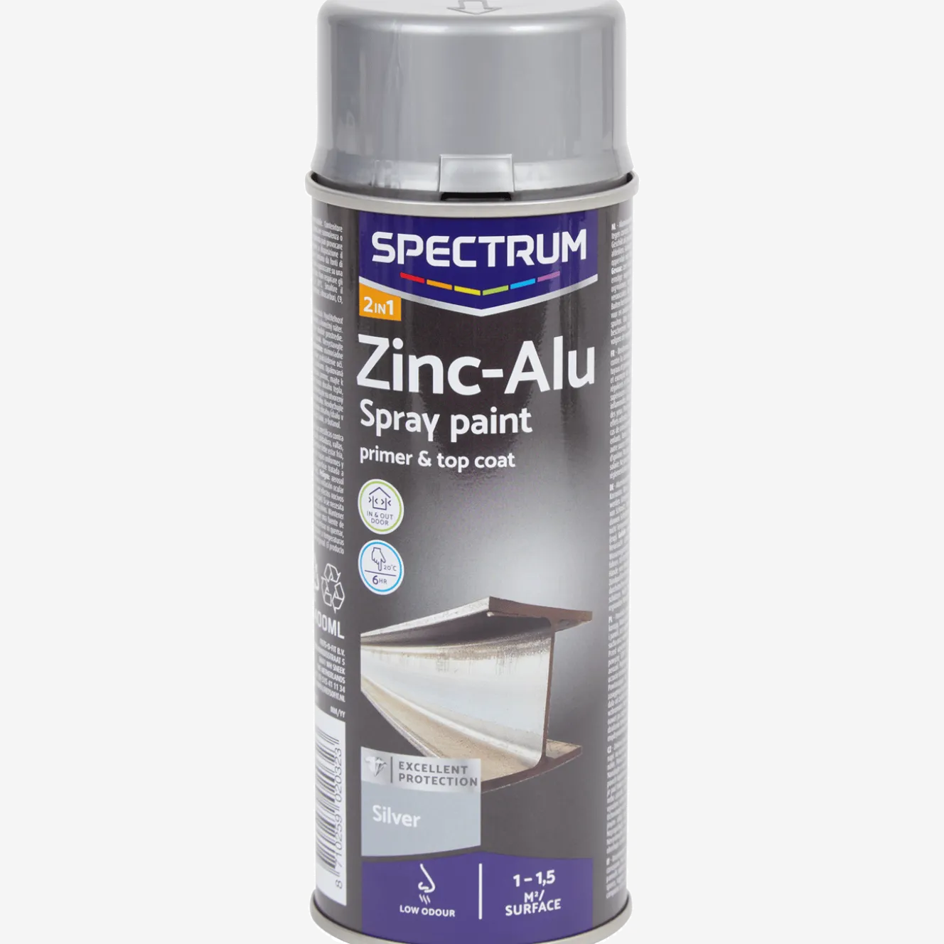 Spectrum zink-alu spuitverf zilver