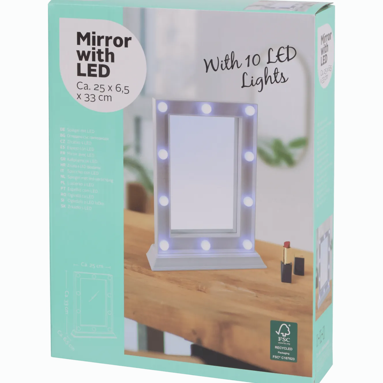 Spiegel met ledverlichting