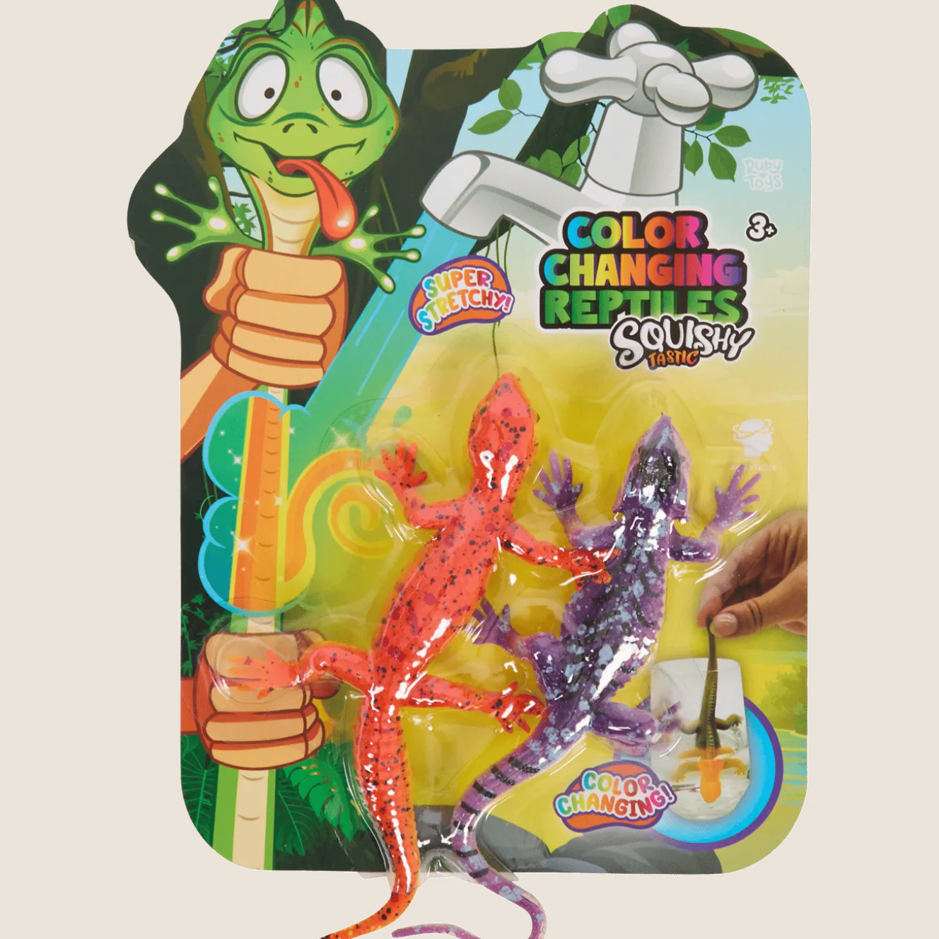 Squishy Tastic kleurveranderende reptielen