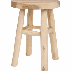 Teakhouten kruk
