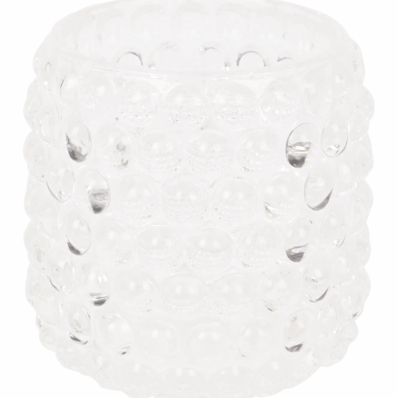Theelichthouder met bolletjes