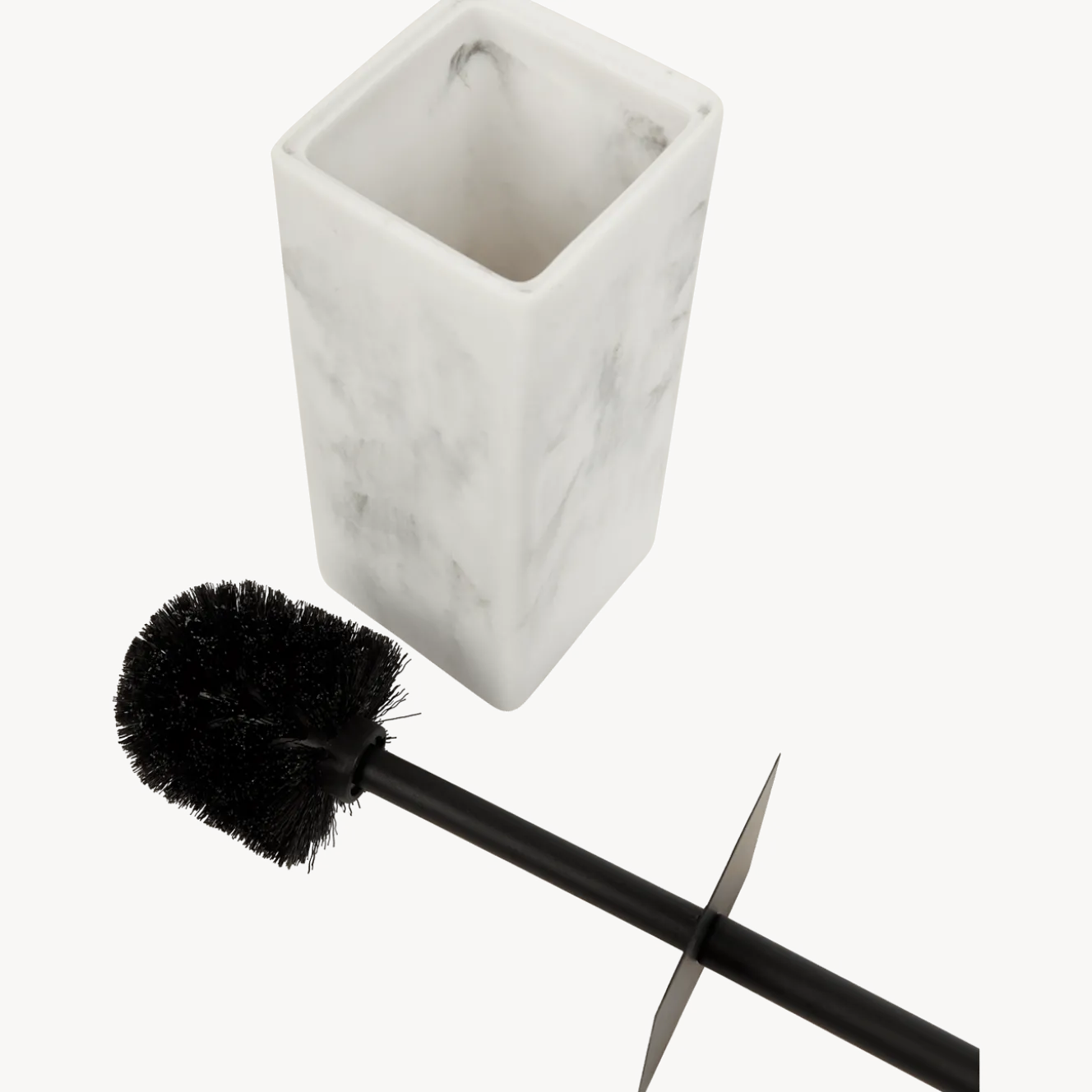 Toiletborstel in houder